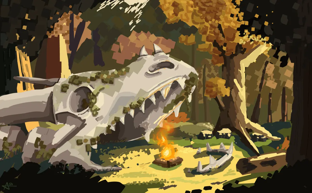 Dragon Skull, by Ash Sinclair
