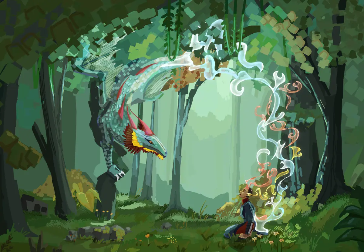 Mei in the Forest, by Ash Sinclair